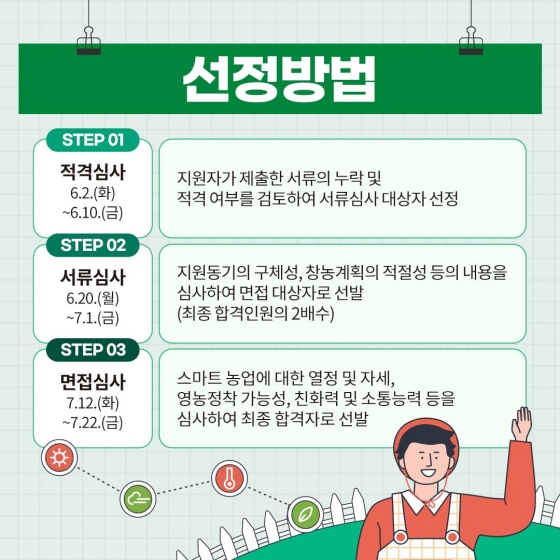 [카드뉴스] 스마트팜 선도할 청년 인재 모집…교육비 전액 지원9