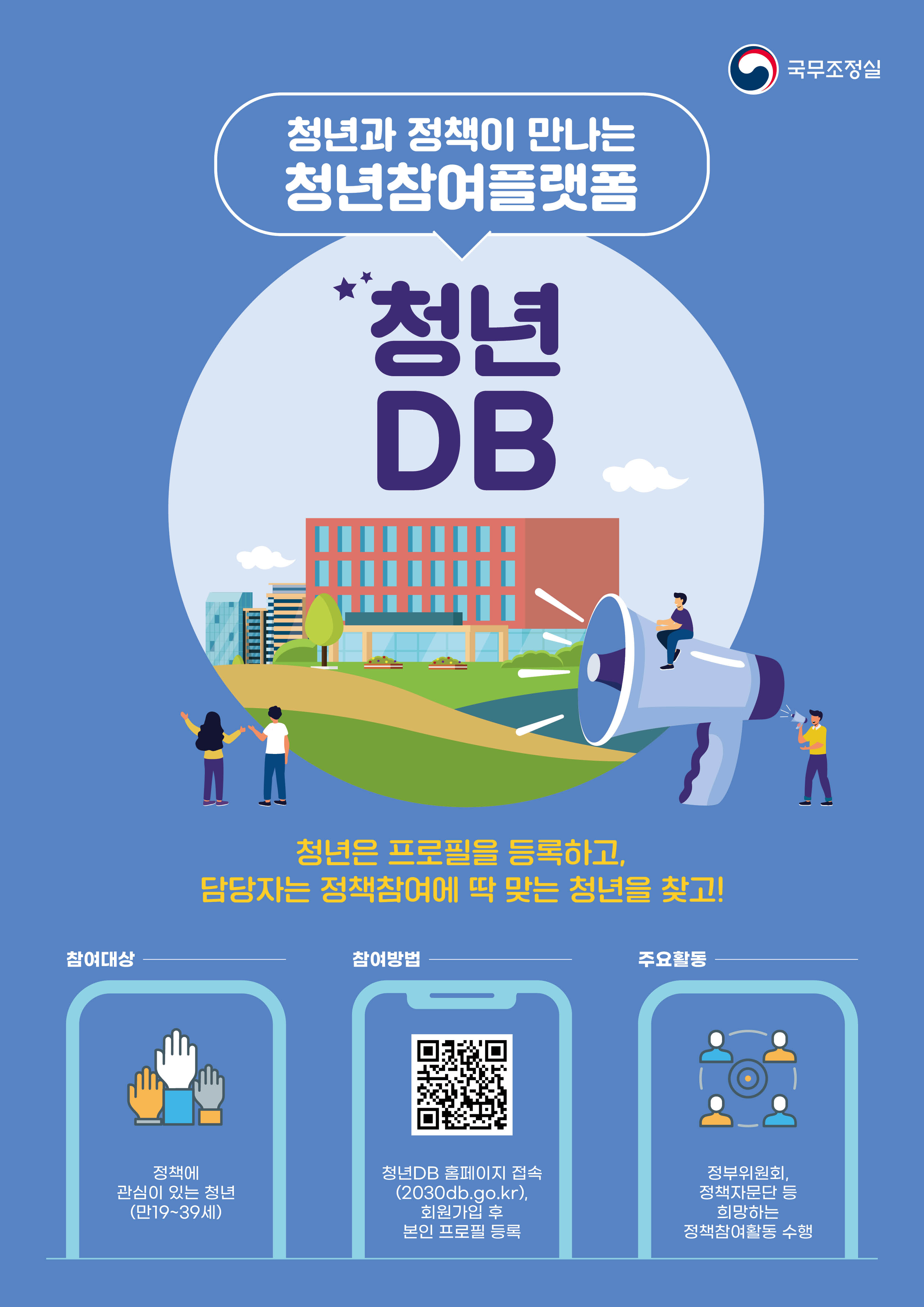 [홍보] 국무조정실 청년DB 프로필 등록 안내1